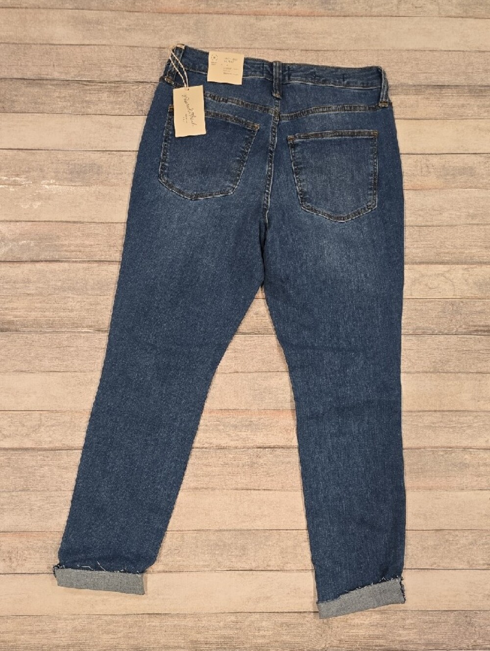 Universal Thread New Denim High-Rise Skinny Blue Jeans Medium Wash Size 6 Short - Picture 6 of 7